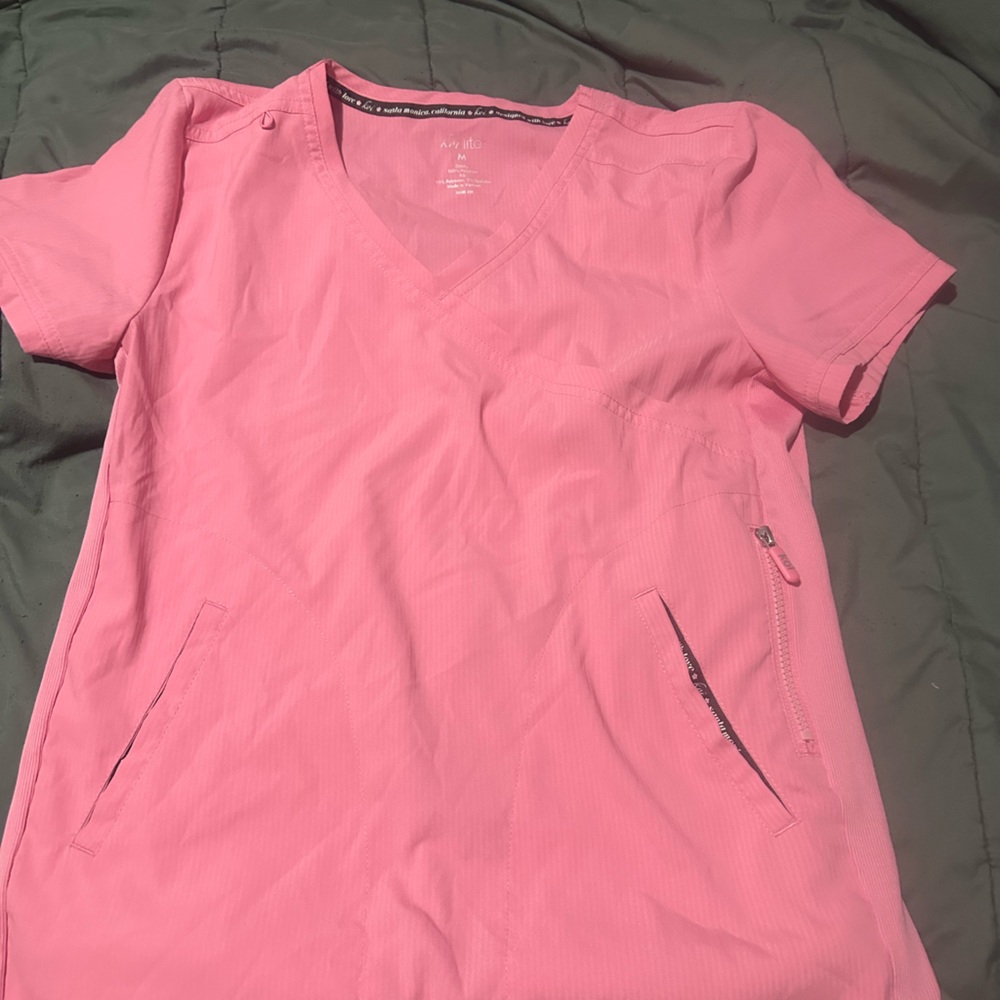 Pink Scrub Top